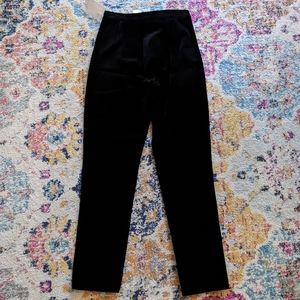 Black Velvet J. Crew Pants